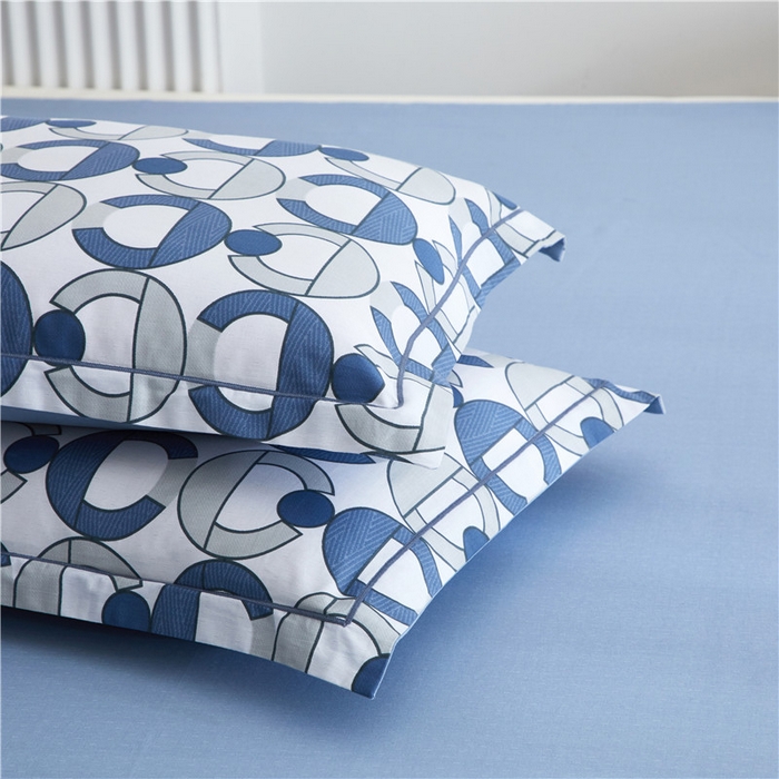 91家纺网 家纺一手货源 找家纺 沐白家居2023大版全棉印花四件套 2古奈