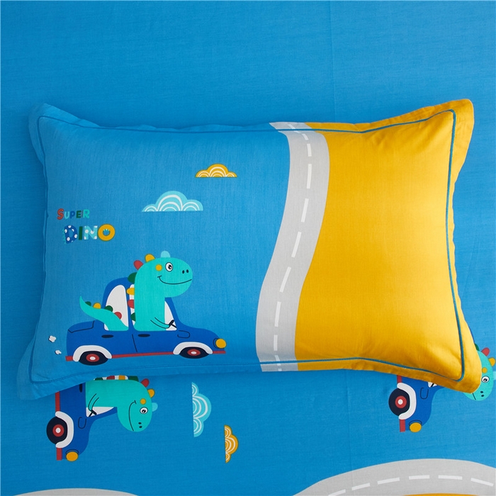 91家纺网 家纺一手货源 找家纺 沐白家居2023大版全棉印花四件套 2牧恩游记-兰