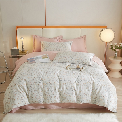 91家纺网 家纺一手货源 找家纺 （总）沐白家居2023大版全棉印花四件套