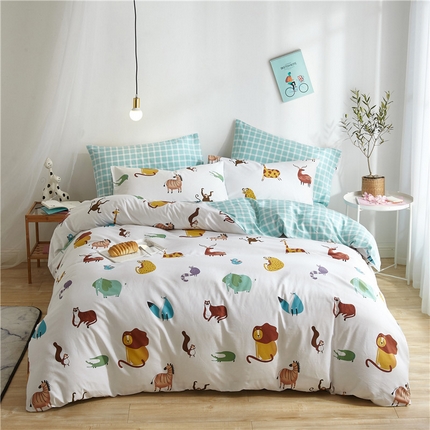 91家纺网 家纺一手货源 找家纺 （总）沐白家居2023大版全棉印花四件套