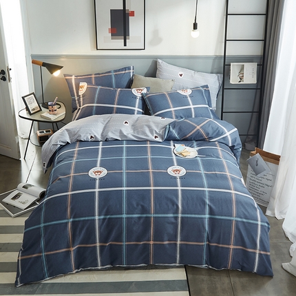 91家纺网 家纺一手货源 找家纺 （总）沐白家居2023大版全棉印花四件套