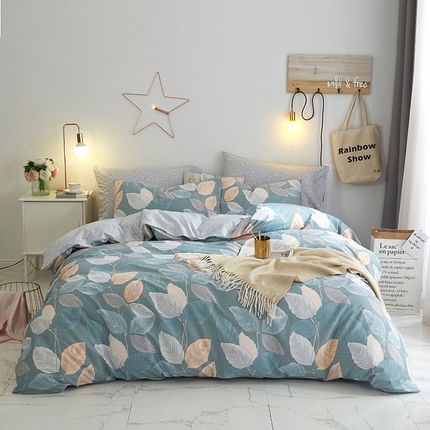 91家纺网 家纺一手货源 找家纺 （总）沐白家居2023大版全棉印花四件套