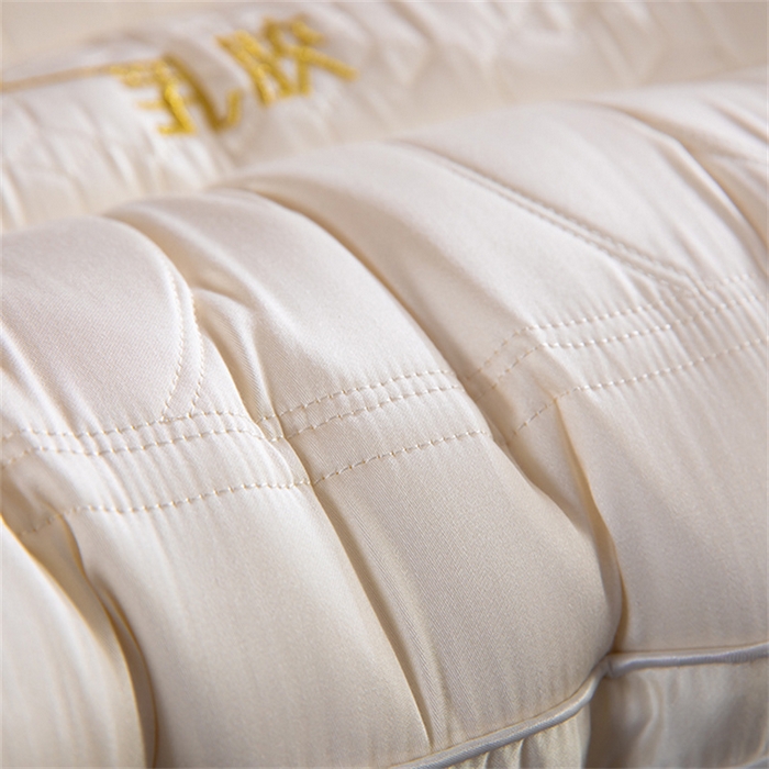 91家纺网 家纺一手货源 找家纺 九州枕芯 2023新款蚕丝乳胶保健枕