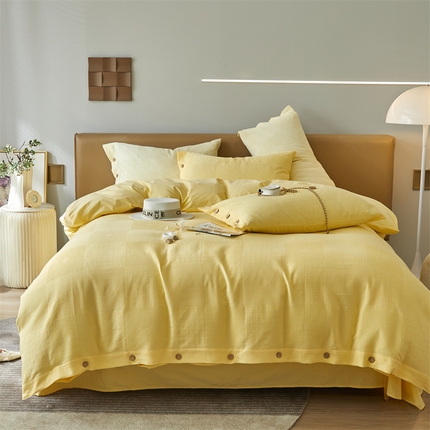 91家纺网 家纺一手货源 找家纺 （总）瑞米家居 2023新款A类华夫格四件套-简约时光