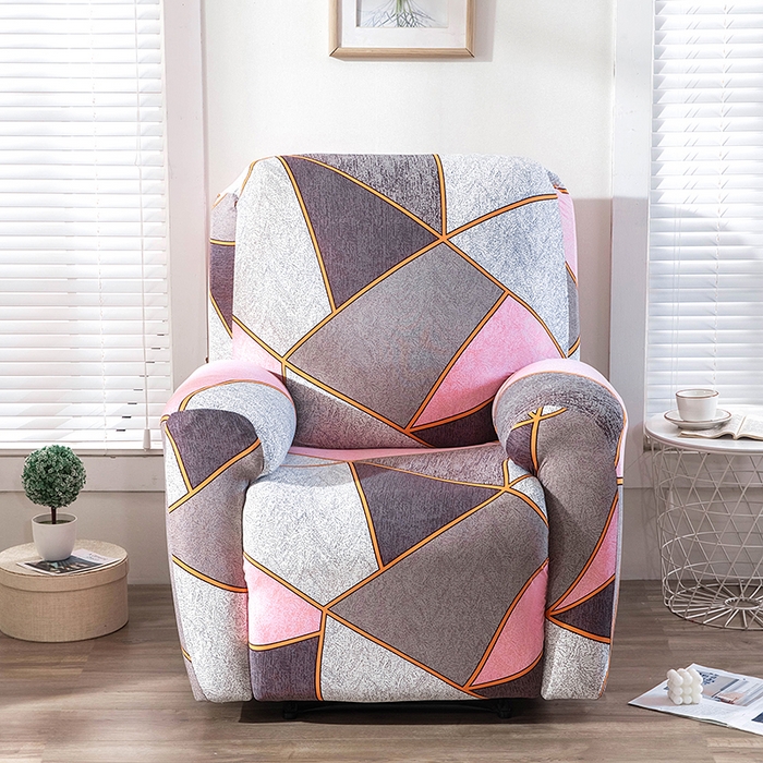 91家纺网 家纺一手货源 找家纺 飞翔2023款芝华士椅套 缤纷几何