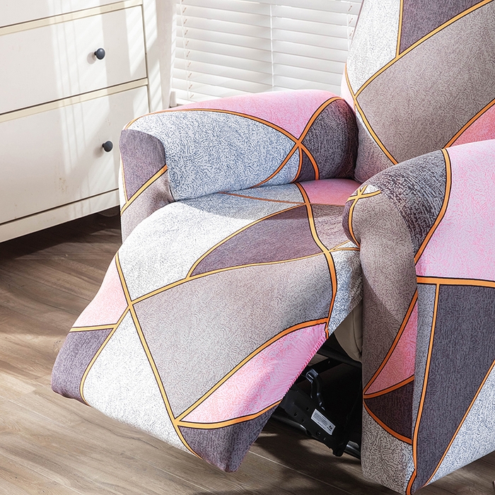 91家纺网 家纺一手货源 找家纺 飞翔2023款芝华士椅套 缤纷几何