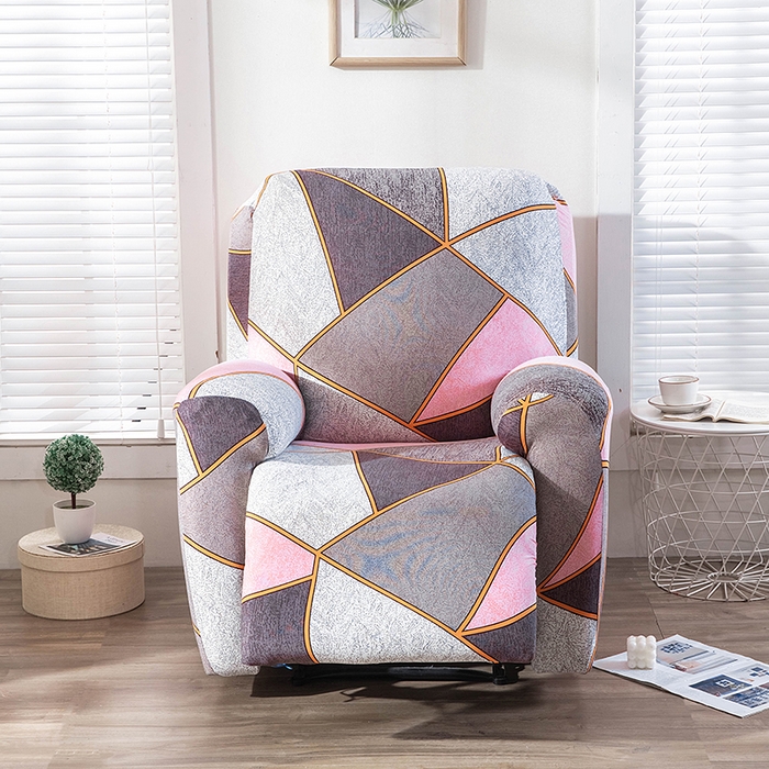 91家纺网 家纺一手货源 找家纺 飞翔2023款芝华士椅套 缤纷几何