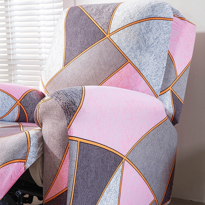 91家纺网 家纺一手货源 找家纺 飞翔2023款芝华士椅套 缤纷几何