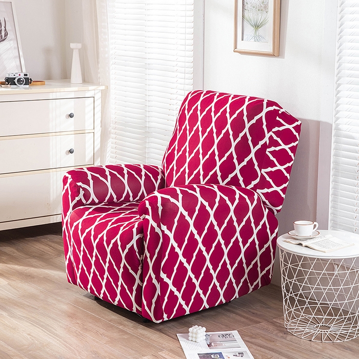 91家纺网 家纺一手货源 找家纺 飞翔2023款芝华士椅套 格调红