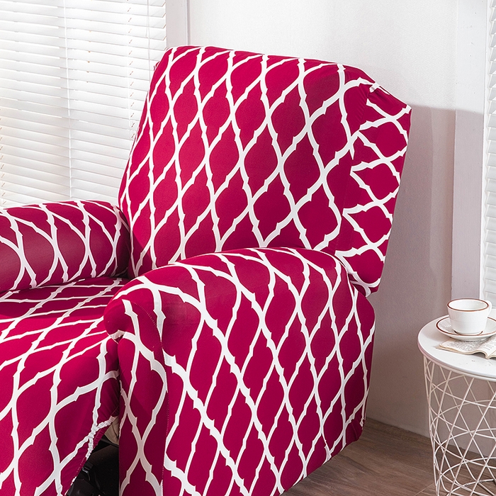 91家纺网 家纺一手货源 找家纺 飞翔2023款芝华士椅套 格调红