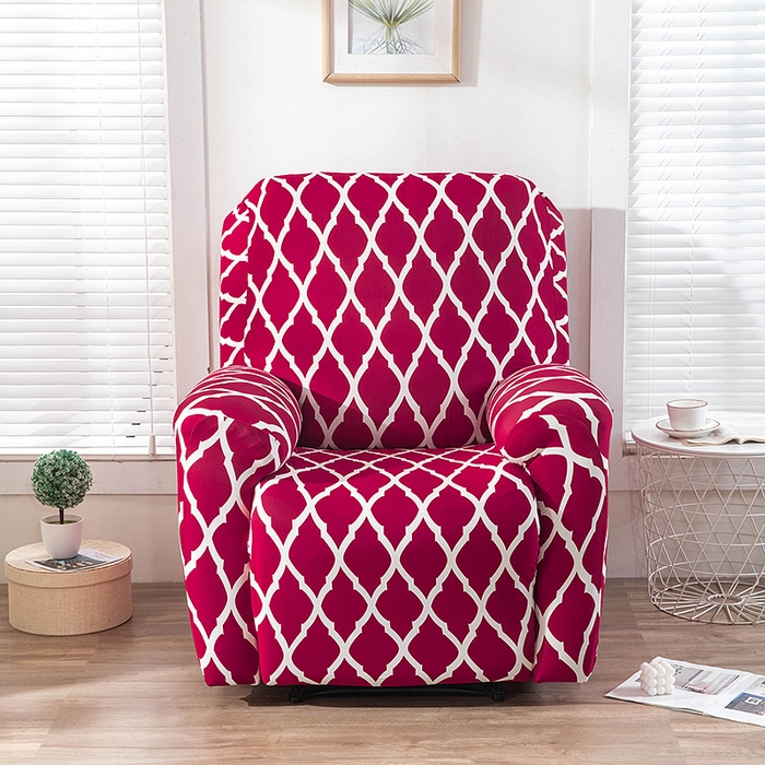 91家纺网 家纺一手货源 找家纺 飞翔2023款芝华士椅套 格调红