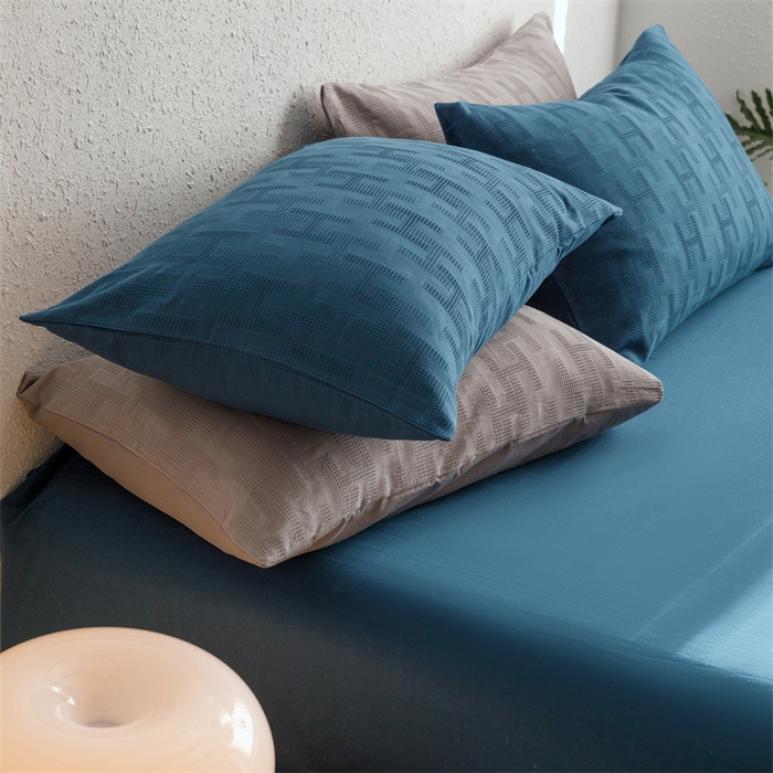 91家纺网 家纺一手货源 找家纺 瑞米家居2023新款A类华夫格四件套-爱尚-迷之恋 爱尚-孔雀兰