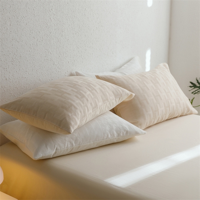 91家纺网 家纺一手货源 找家纺 瑞米家居2023新款A类华夫格四件套-爱尚-迷之恋 爱尚-米色