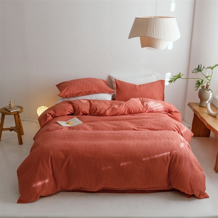 91家纺网 家纺一手货源 找家纺 （总）瑞米家居2023新款A类华夫格四件套-爱尚-迷之恋