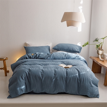 91家纺网 家纺一手货源 找家纺 （总）瑞米家居2023新款A类华夫格四件套-爱尚-迷之恋