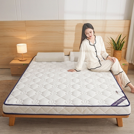 （总）欣罗兰 2023新款针织棉立体乳胶纯色床垫系列-大床款