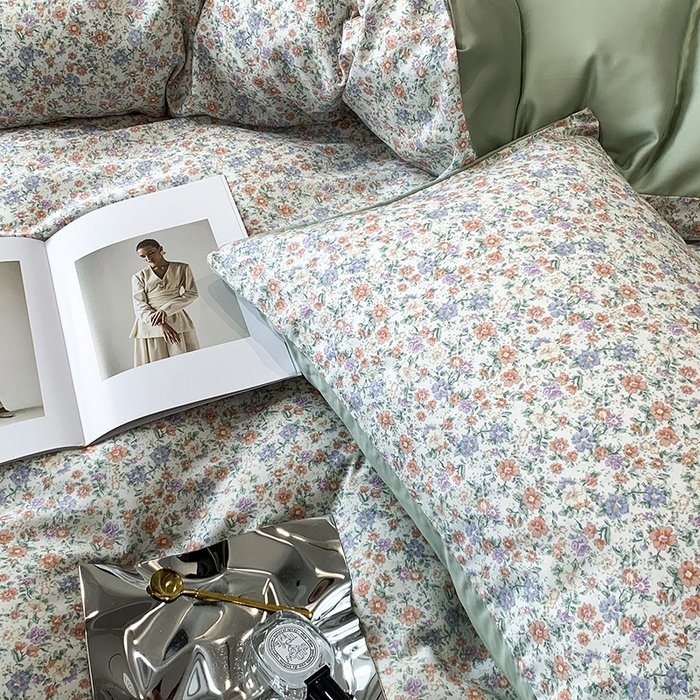 91家纺网 家纺一手货源 找家纺 澳萝拉 2023新款天丝印花四件套 江夏