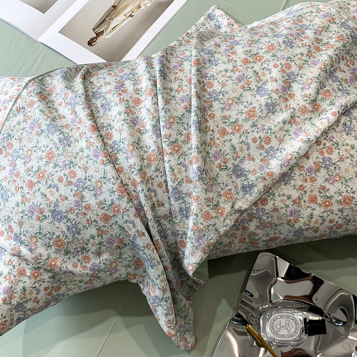 91家纺网 家纺一手货源 找家纺 澳萝拉 2023新款天丝印花四件套 江夏