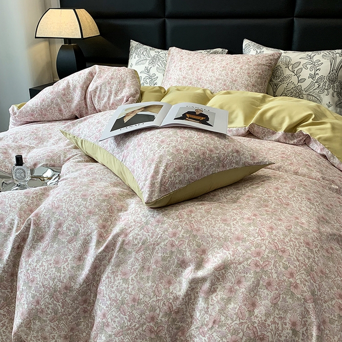 91家纺网 家纺一手货源 找家纺 （总）澳萝拉 2023新款天丝印花四件套