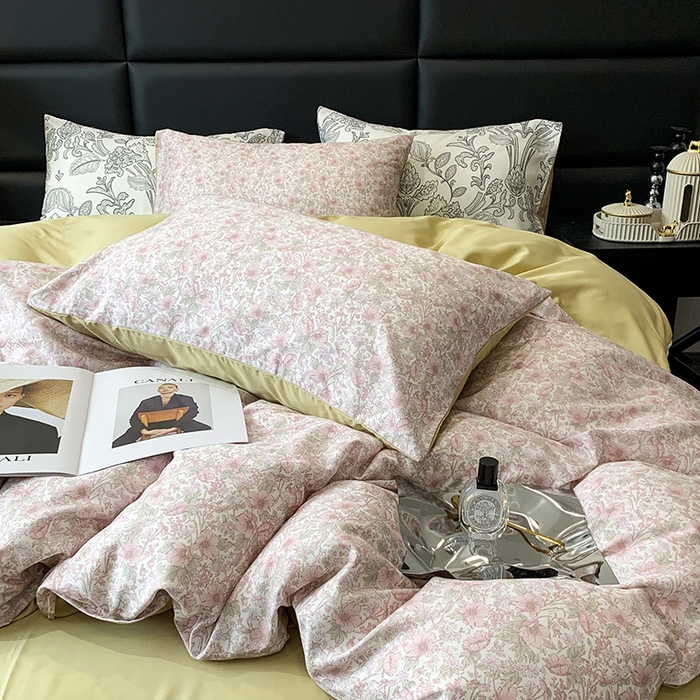 91家纺网 家纺一手货源 找家纺 （总）澳萝拉 2023新款天丝印花四件套