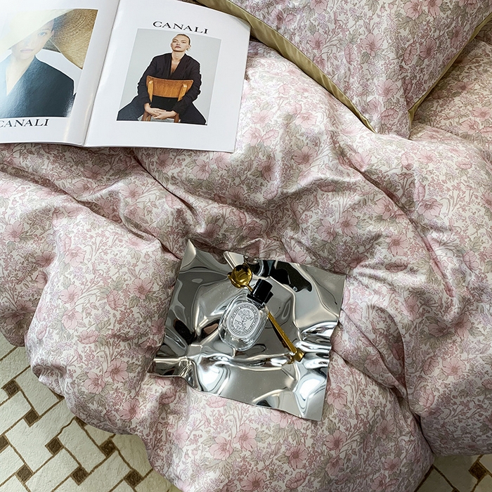 91家纺网 家纺一手货源 找家纺 （总）澳萝拉 2023新款天丝印花四件套