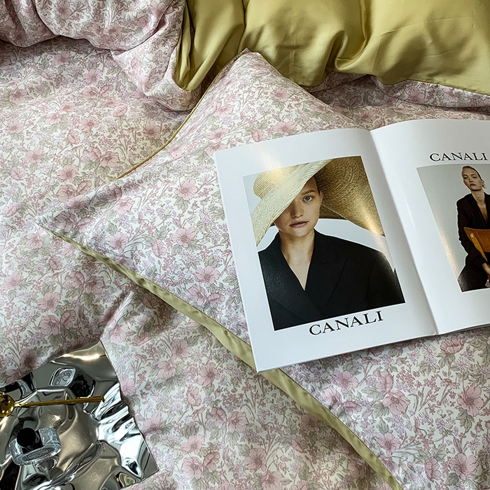 91家纺网 家纺一手货源 找家纺 （总）澳萝拉 2023新款天丝印花四件套