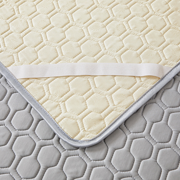 91家纺网 家纺一手货源 找家纺 小萌虎 2023新款冰丝胶质凉席-床席款 灰