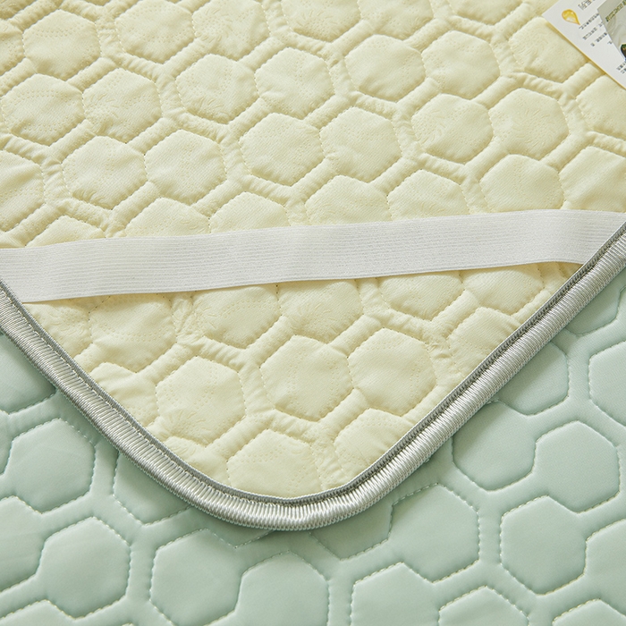 91家纺网 家纺一手货源 找家纺 小萌虎 2023新款冰丝胶质凉席-床席款 水绿