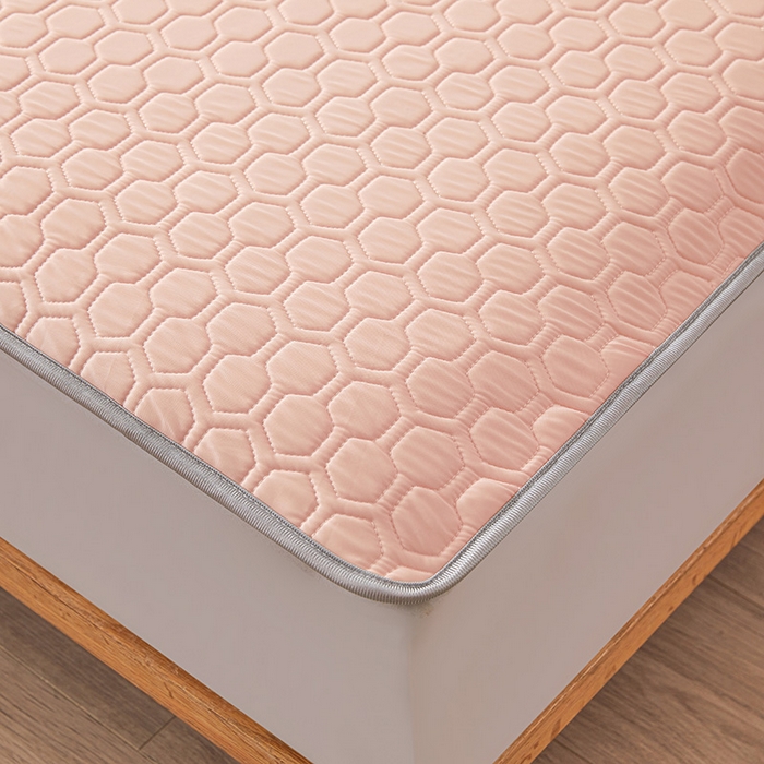 91家纺网 家纺一手货源 找家纺 小萌虎 2023新款冰丝胶质凉席-床席款 玉