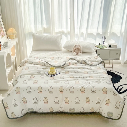 HL原创 2023新款A类牛奶针织夏凉被 乖乖兔