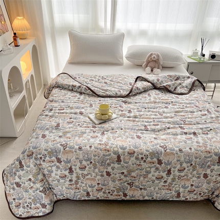 HL原创 2023新款A类牛奶针织夏凉被 巧克力