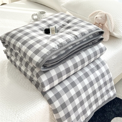 91家纺网 家纺一手货源 找家纺 HL原创 2023新款A类牛奶针织夏凉被 品格