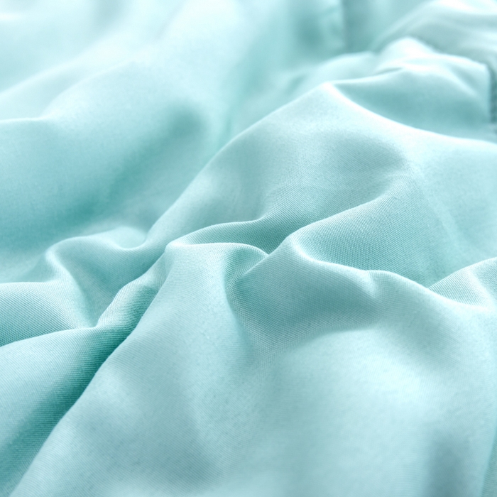 91家纺网 家纺一手货源 找家纺 被多多 2024新款蚕丝蛋白夏被 薄荷绿