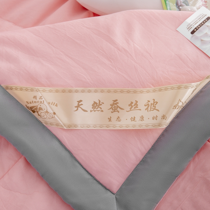 91家纺网 家纺一手货源 找家纺 被多多 2024新款蚕丝蛋白夏被 典雅玉