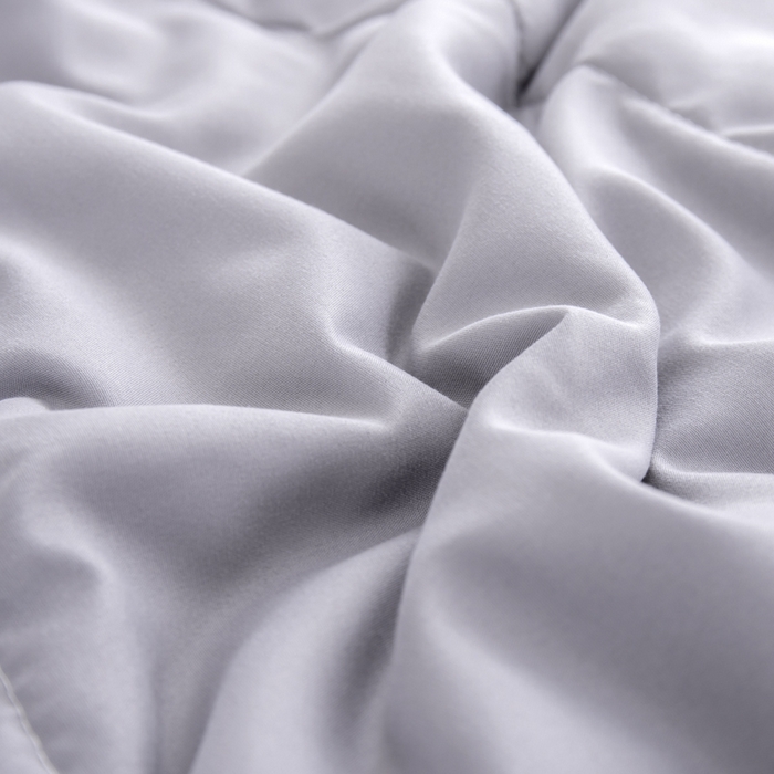 91家纺网 家纺一手货源 找家纺 被多多 2024新款蚕丝蛋白夏被 竹炭灰