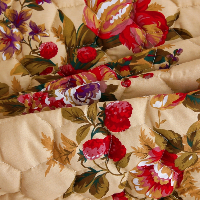 91家纺网 家纺一手货源 找家纺 情煊 2023新款全棉夹棉纯色印花床笠款(可定制尺寸) 床笠-情深似海