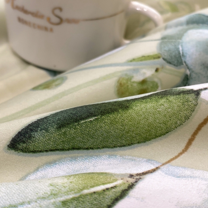 91家纺网 家纺一手货源 找家纺 棉生活 2023新款3M贡缎工艺天丝夏被四件套 森语 绿