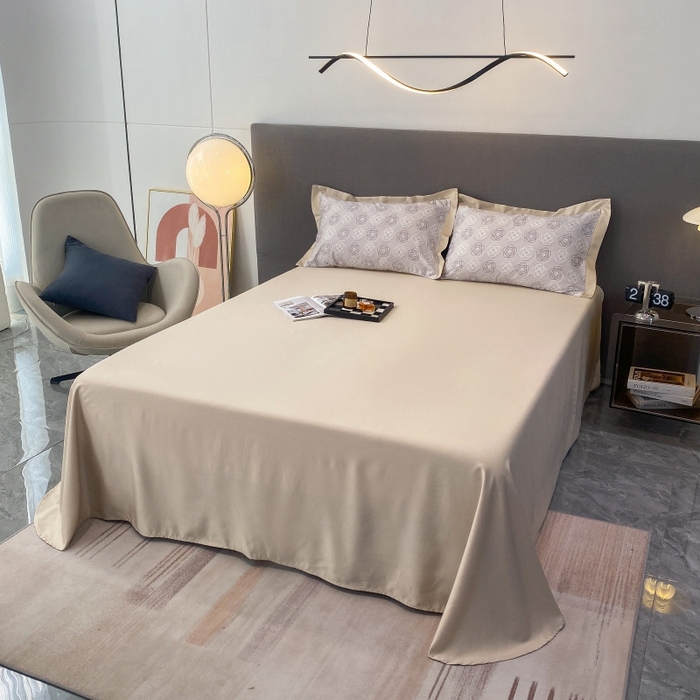 91家纺网 家纺一手货源 找家纺 棉生活 2023新款3M贡缎工艺天丝夏被四件套 温莎 灰