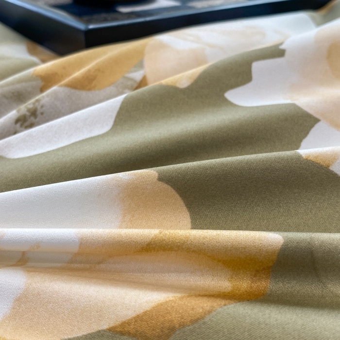 91家纺网 家纺一手货源 找家纺 棉生活 2023新款3M贡缎工艺天丝夏被四件套 知夏 绿