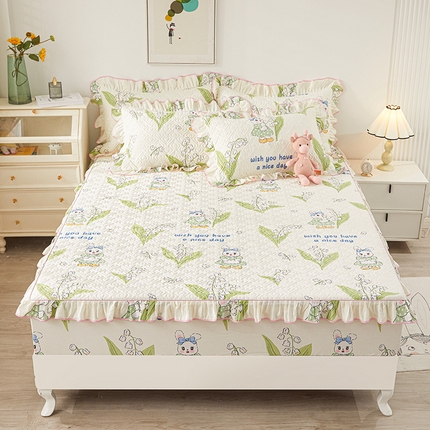 91家纺网 家纺一手货源 找家纺 （总）宜凡 2023新款全棉印花床笠三件套