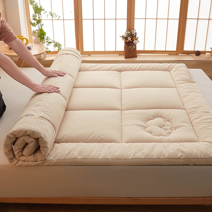 91家纺网 家纺一手货源 找家纺 （总）西域种棉人·千百笠 2023新款100%新疆棉花全棉棉花床垫单人垫被