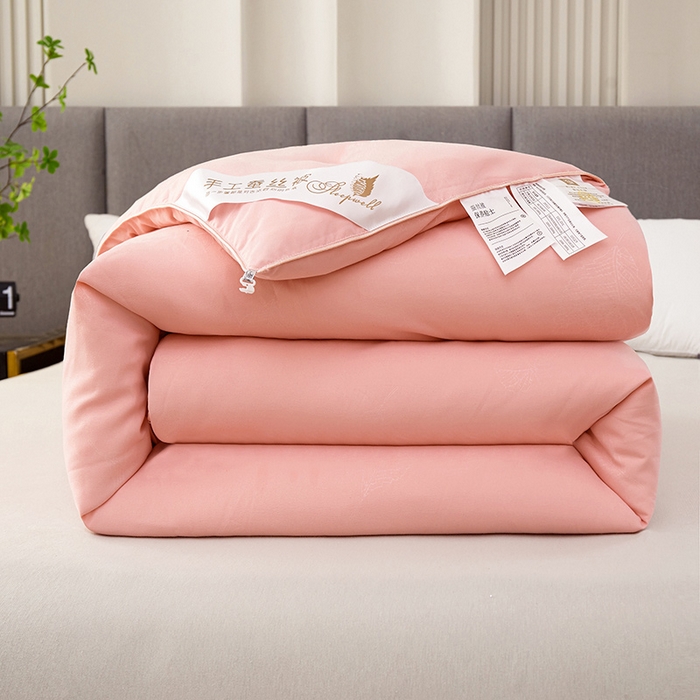 91家纺网 家纺一手货源 找家纺 西域种棉人·千百笠 2023新款蚕丝被100%柞蚕丝被手工蚕丝被 甄选玉