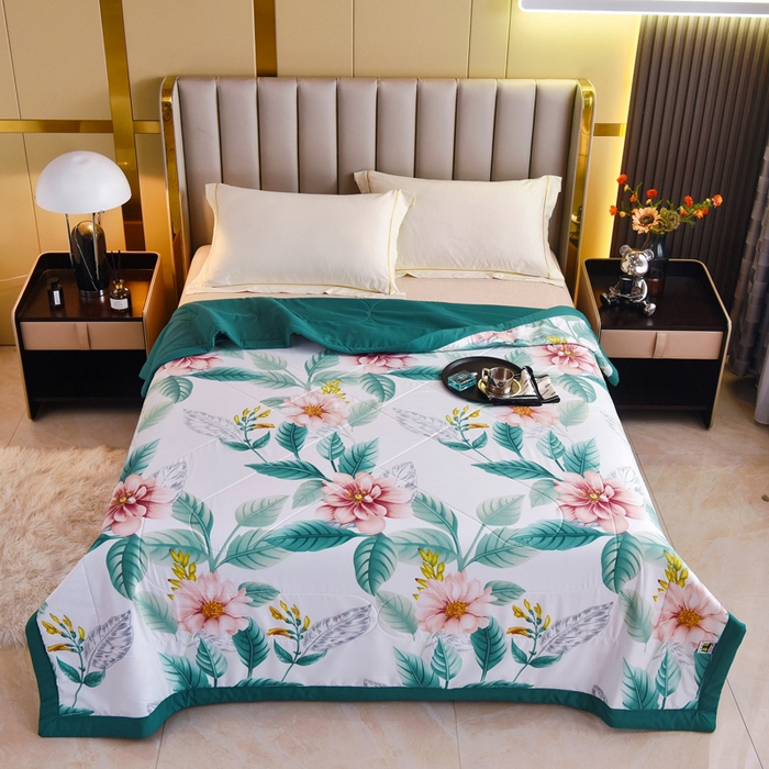 91家纺网 家纺一手货源 找家纺 美丽折家纺 2025新款乳胶被 繁花似锦