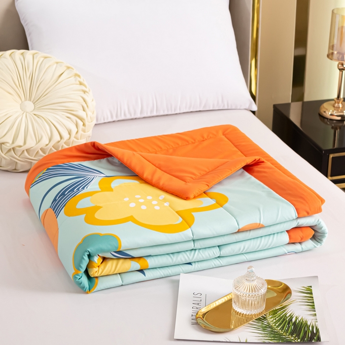 91家纺网 家纺一手货源 找家纺 美丽折家纺 2025新款乳胶被 花香四溢