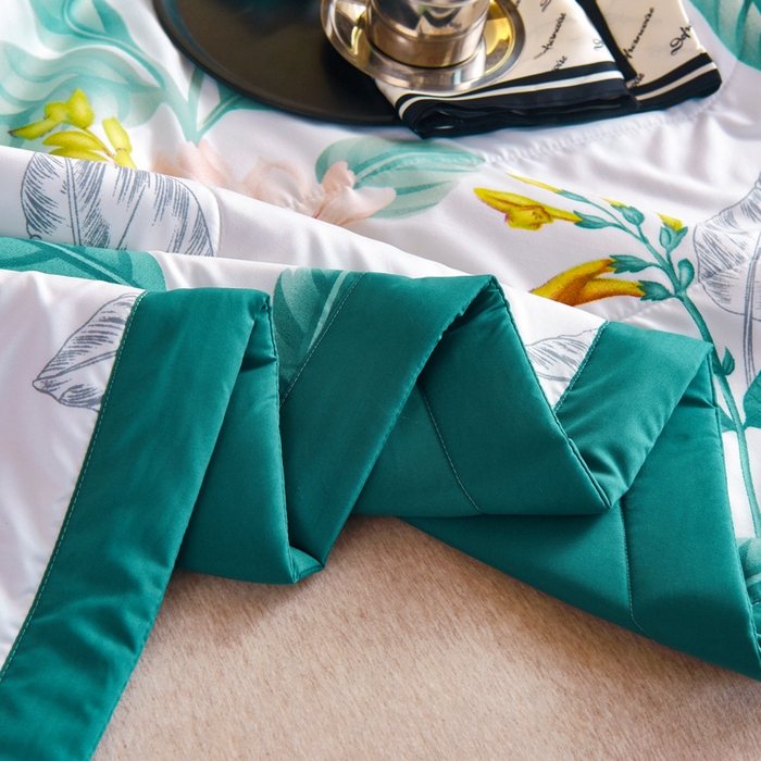 91家纺网 家纺一手货源 找家纺 美丽折家纺 2025新款乳胶被 繁花似锦