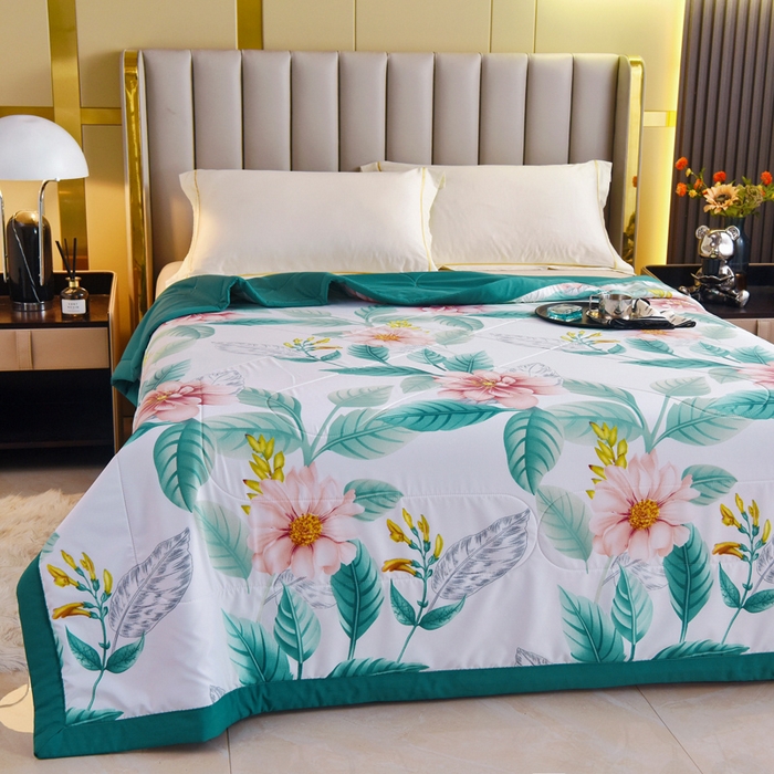 91家纺网 家纺一手货源 找家纺 美丽折家纺 2025新款乳胶被 繁花似锦