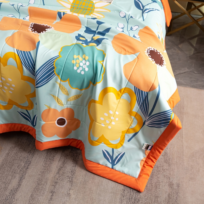 91家纺网 家纺一手货源 找家纺 美丽折家纺 2025新款乳胶被 花香四溢