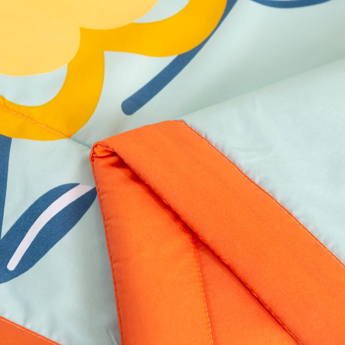 91家纺网 家纺一手货源 找家纺 美丽折家纺 2025新款乳胶被 花香四溢