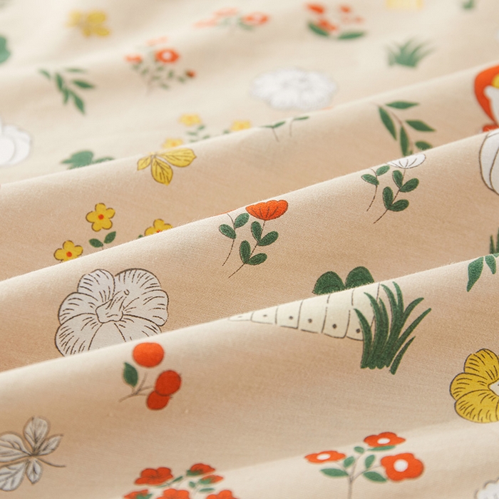 91家纺网 家纺一手货源 找家纺 宜凡 2023新款全棉印花床笠四件套 花琳琅