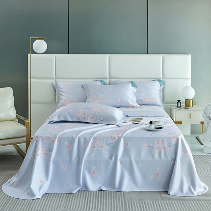 91家纺网 家纺一手货源 找家纺 （总）时亿 2023新款竹纤维天丝软凉席三件套